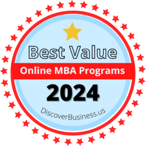 Best Value Accredited Online MBA Programs Award Badge
