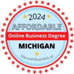 online business degrees in michigan award logo